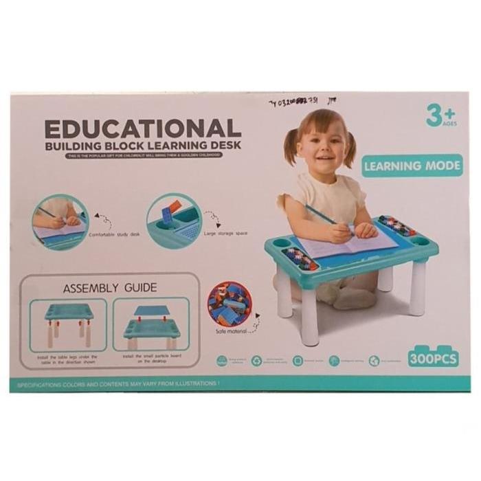 MEJA BELAJAR DAN BERMAIN ANAK 2IN1 / MEJA LEGO / MEJA MAIN PASIR