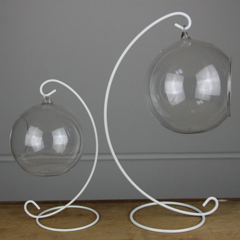 Tempat Lilin Baru Besi Logam Menggantung Berdiri Pernikahan Lilin Bola Kaca Lilin Lentera Kabin Mikr