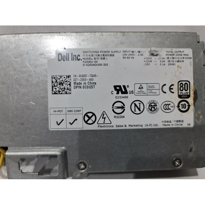DELL 200W Power Supply For Optiplex 780 790 990 Usff F200EU-00