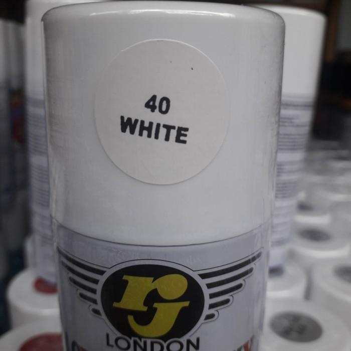 "New" Pilok Pilox Cat semprot Rj putih metalik mutiara white doff dop cream