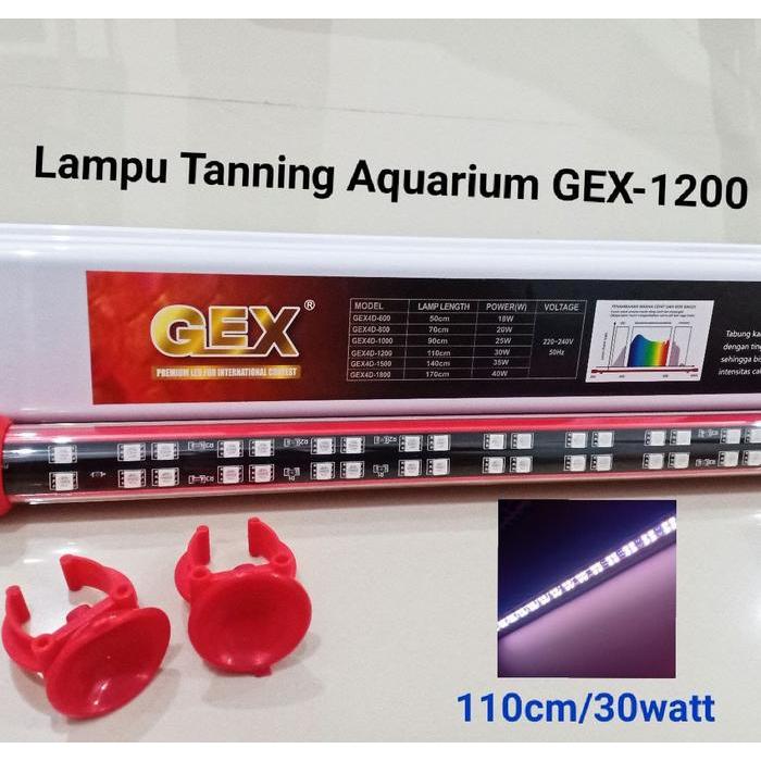 LAMPU AQUARIUM LED TANNING ARWANA T8 GEX 4D-1200 / Lampu Aquarium Celup / Sakkai Pro T8 GEX4D-1200 /