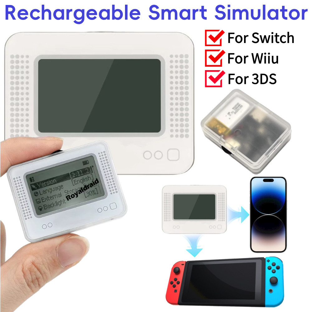 Rechargeable Smart Simulator Lighgtweight Universal Smart Game Simulator Allmiibo Swipe Induction