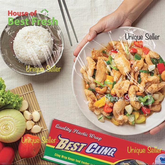 Cling Wrap Bestcling 30 Cm X 300 M Kotak Dengan Pisau Cutter / Plastik Wrap Makanan Kotak Best Cling