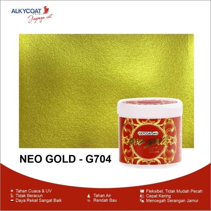 Neo Gold- Gold Metallic Paint Cat Dekoratif Emas Metalik 500ML- G704