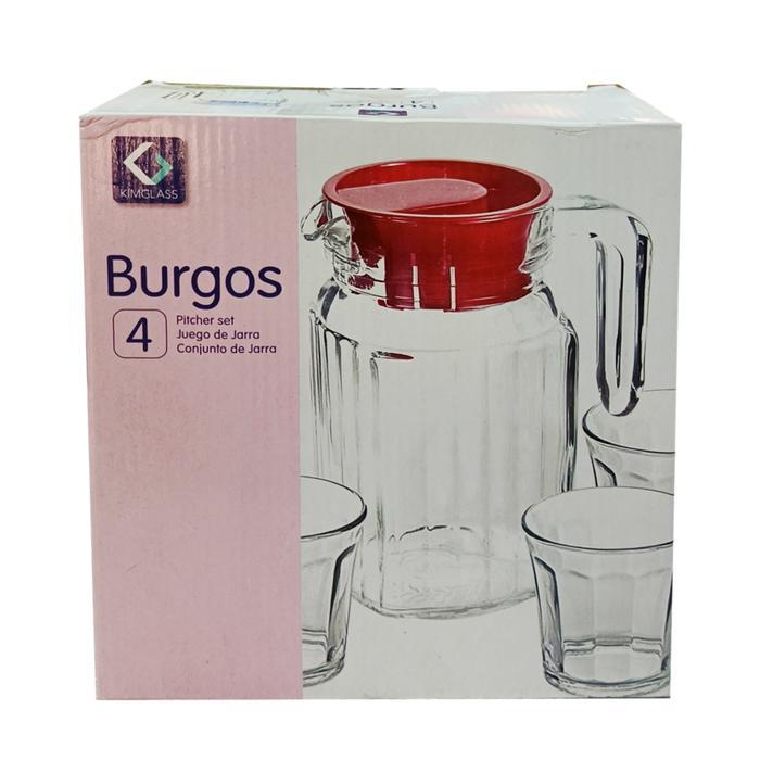 Promo Pitcher Set/Teko Set Murah/Kimglass Nannos 4 Pcs Original