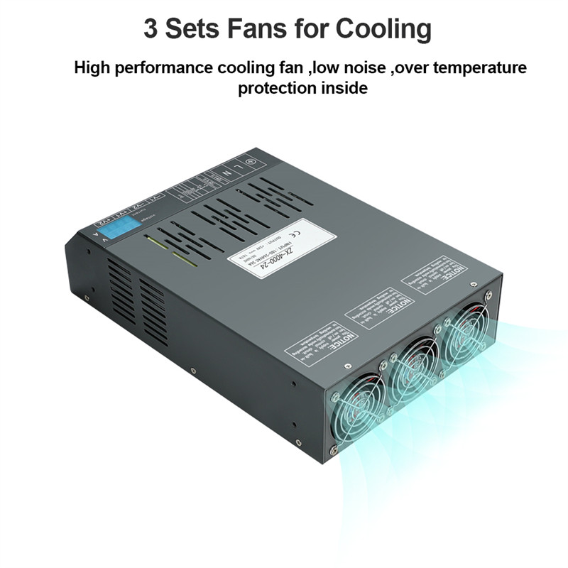 4000W High Power Switching Power Supply with LED Displayer CCCV AC/DC 24V 36V 48V 72V 96V 110V 150V