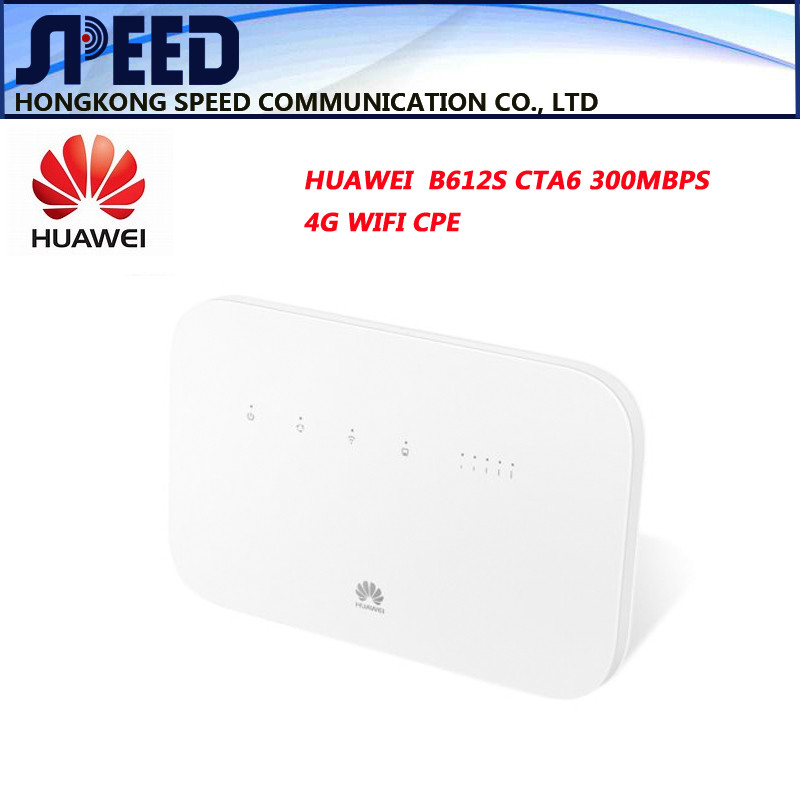 Huawei B612-533 Router 4G LTE Cat.6 300Mbs CPE Router 4G Wireless Router +2PCS Antenna