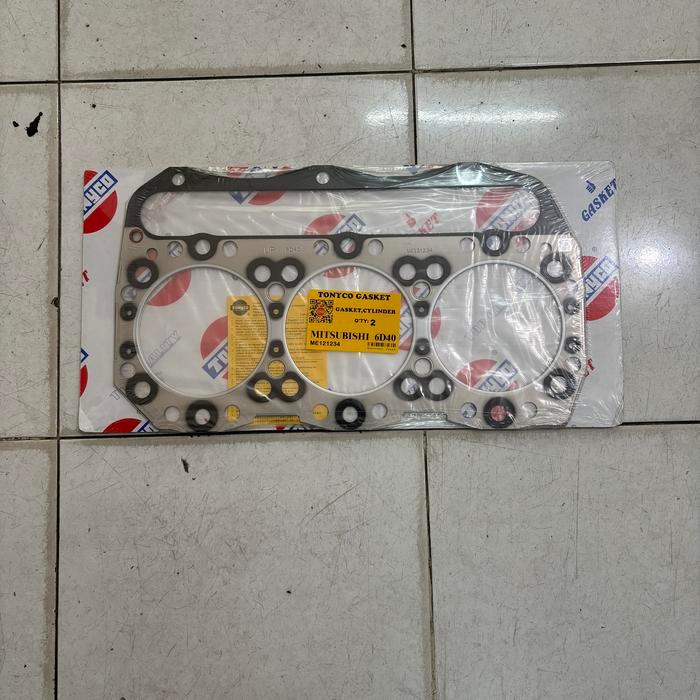 Gasket Cylinder Head Packing Head Paking Kop Deksel Mitsubishi 6D40 Tonyco Baru