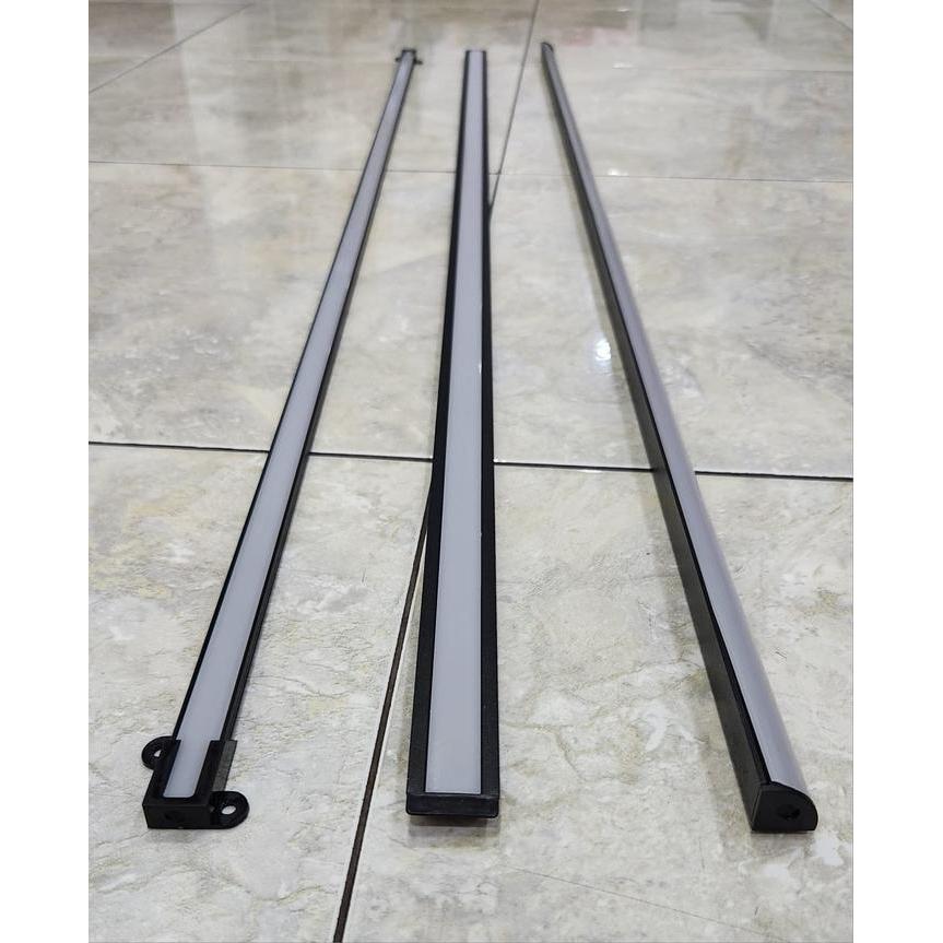 "New" U Channel Aluminium untuk Led Strip 1 meter