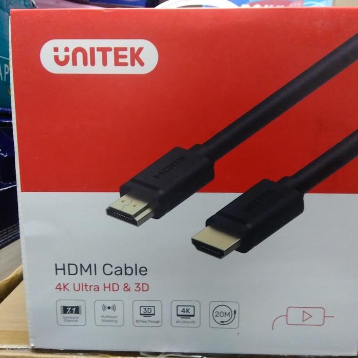 Kabel HDMI 20M Unitek w/thernet YC144 HARGA KHUSUS