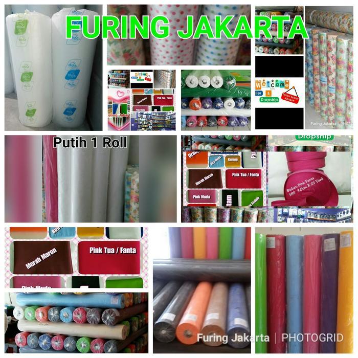 Pink Tua 80 gsm 1 Roll Kain Furing Kain spunbond