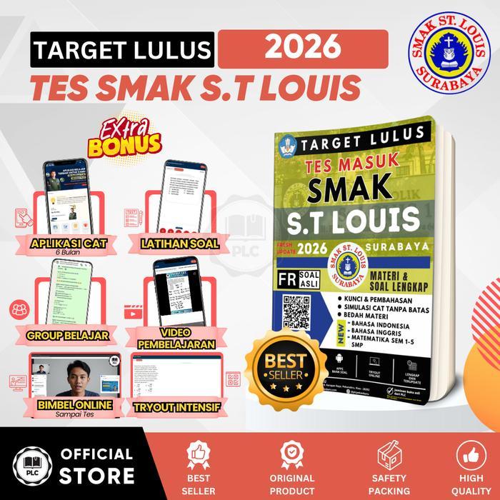 ASLI PLC - Buku SMAK ST Louis 2026 - Buku Bank Soal Terupdate + Tryout Online SMAK ST Louis 2026