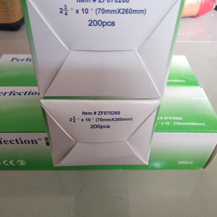 JTTOP" STERIL POUCHES ( PLASTIK STERILISASI ) 200 PCS