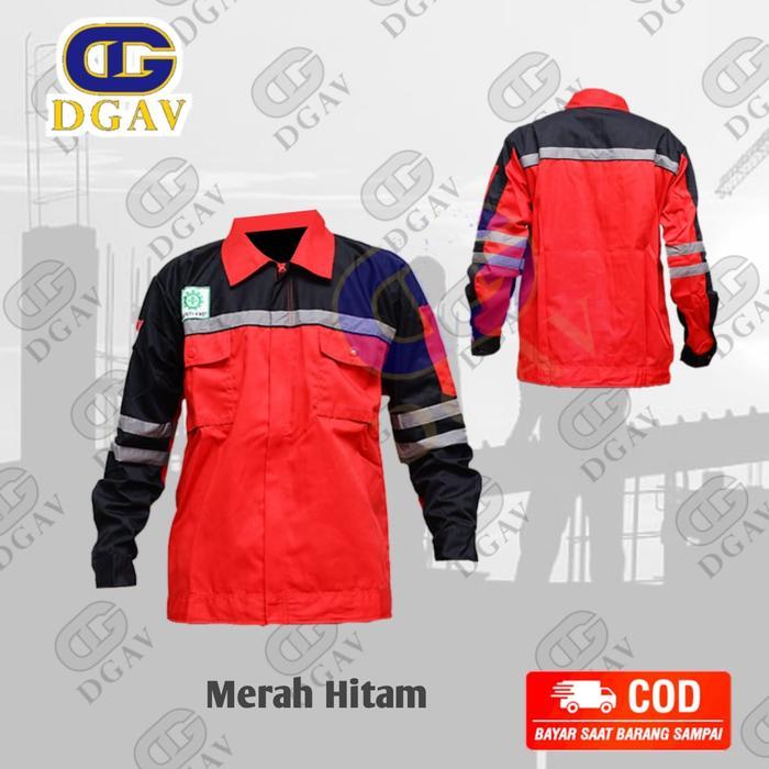 Terbaru Best Quality 100% Original Wearpack Safety Lengan Panjang Seragam Kerja Baju Safety K3