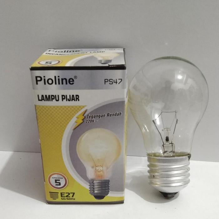 Bohlam Lampu Pijar 5 Watt Sinar Kuning Lampu Kandang Ayam