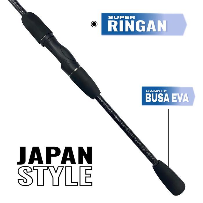 Pusat Alat Pancing - Joran Pancing Spinning Lure Fishing Rod 1.6-1.8M Carbon Fiber Power Medium