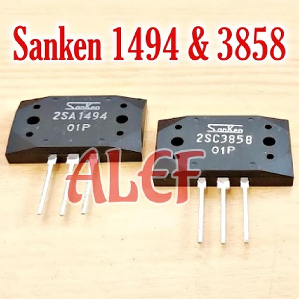 Transistor 1494 3858 Sanken 2SA1494 2sc3858