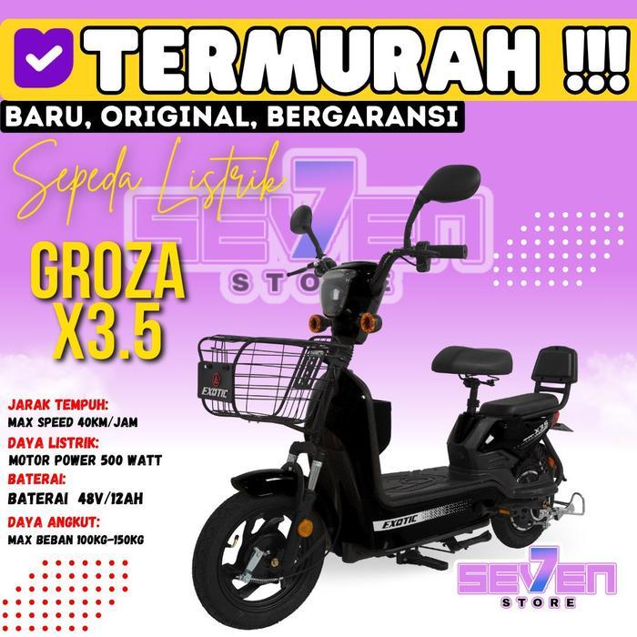 Sepeda Motor Listrik Groza X3.5 Groza X 3 5 Groza X 3.5 Pacific Exotic