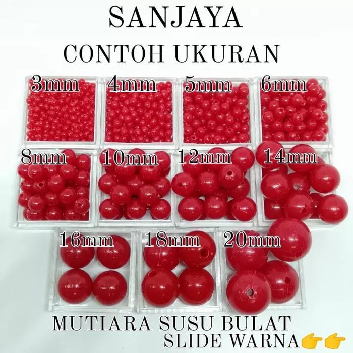 Mote Susu / Manik Susu / Manik Susu Pastel / Mote Bulat / Manik Bulat / Manik Susu Bulat / Mote Susu