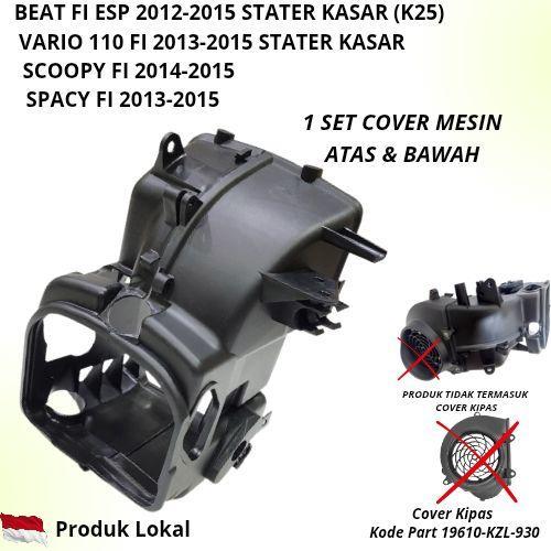 COVER MESIN / COVER BLOCK PISTON SET EX IN BEAT 2012-2015 STATER KASAR / SCOOPY FI 2013-2015 / VARIO