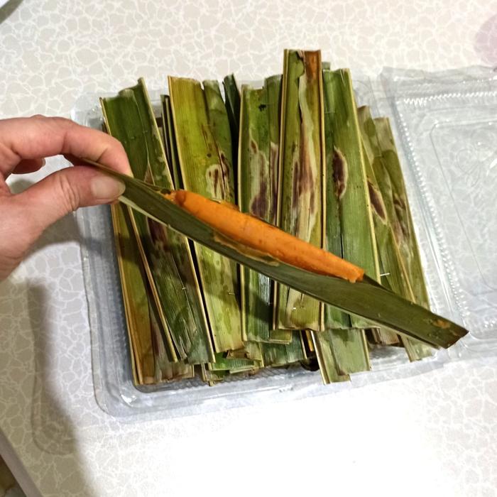 "New" Otak Merah Bakar Pake Daun Kelapa Khas Batam Ikan Tenggiri Asli