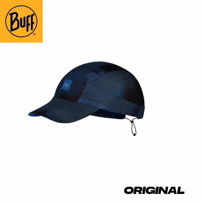 Topi Lari/Hiking - Buff Original Pack Speed Cap Malc Azure (Foldable)