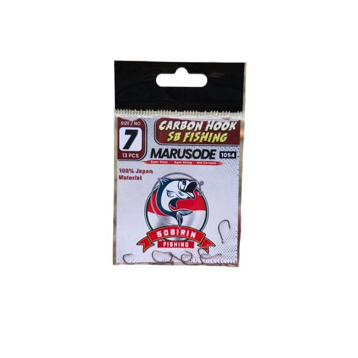 mata kail pancing sobirin fishing carbon hook japan material - kail sobirin fishing super tajam