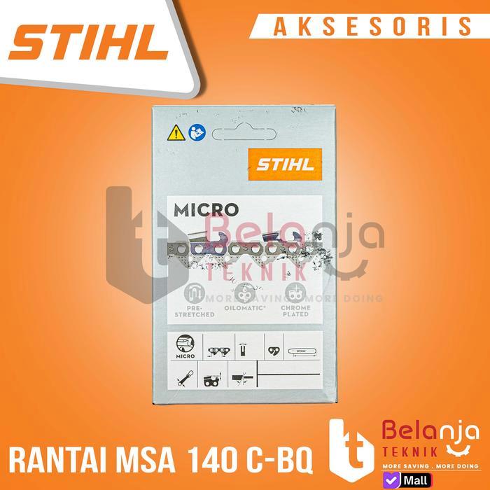 Stihl Rantai Mata Gergaji Potong MSA 140 C-BQ 12 Inch Sparepart Mesin Chainsaw 12"