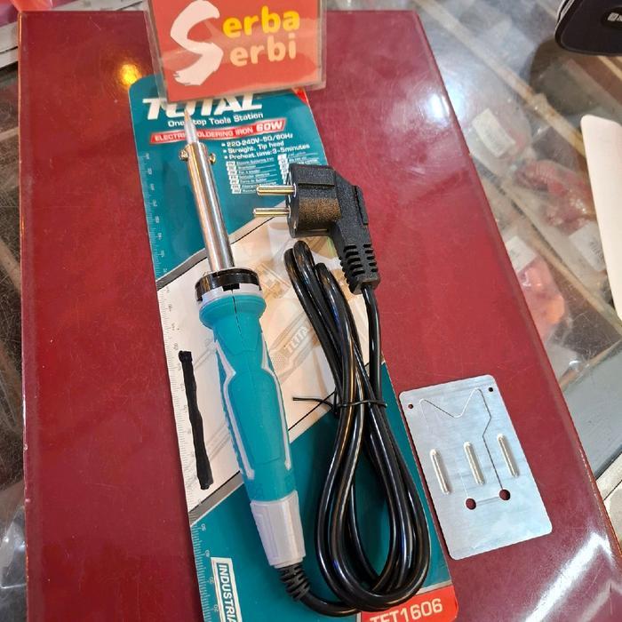 (TET1606 SOLDER TOTAL) Soldering iron elektrik 60w