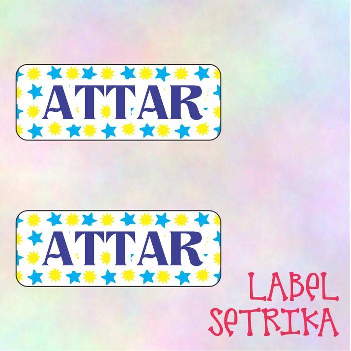 LABEL NAMA LABEL KAOS LABEL KAIN LABEL SETRIKA LABEL BAJU