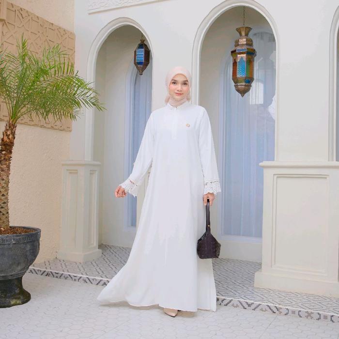 El-Zatta Attire - - Jannah Abaya Dress - Baju Dress Abaya Wanita Muslim Panjang Nyaman - Abaya Umroh