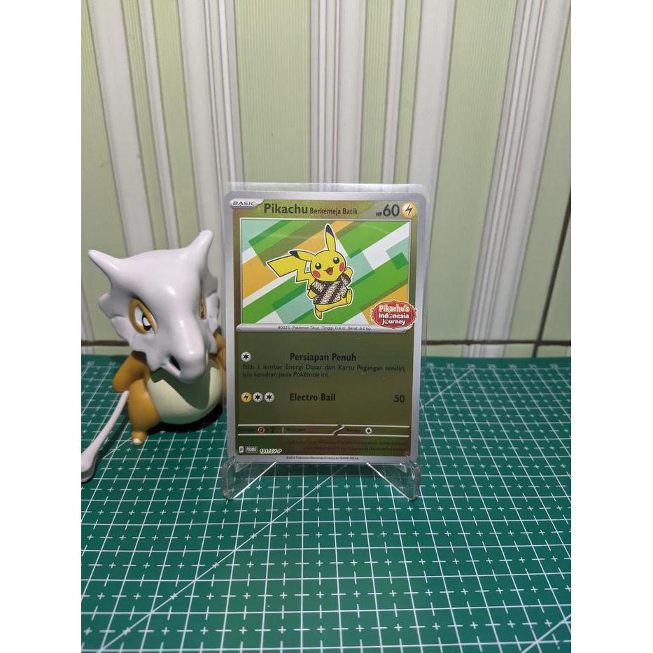 Pikachu Berkemeja Batik Foil Holo 191 Sv-P Pokemon Tcg Indonesia