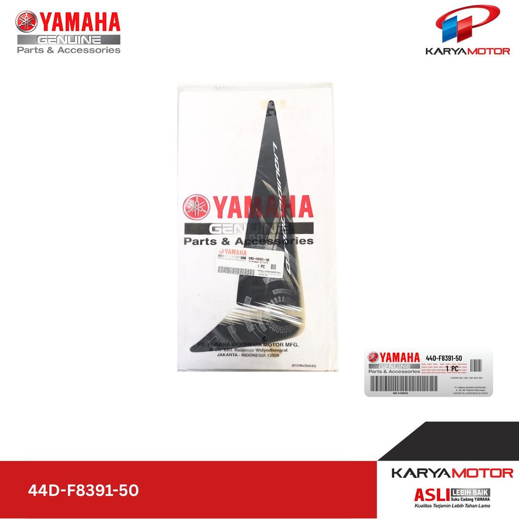 Striping/Sticker GRAPHIC, 1 (UR RED BLACK M2 2011) 44D1 Yamaha Xeon Karbu Old - 44D-F8391-50 Origina