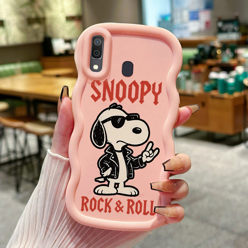 Casing Untuk Samsung A20 A30 M10s Case Casing pola Anak anjing dan robot Kasing Kesing Cesing HP Kas