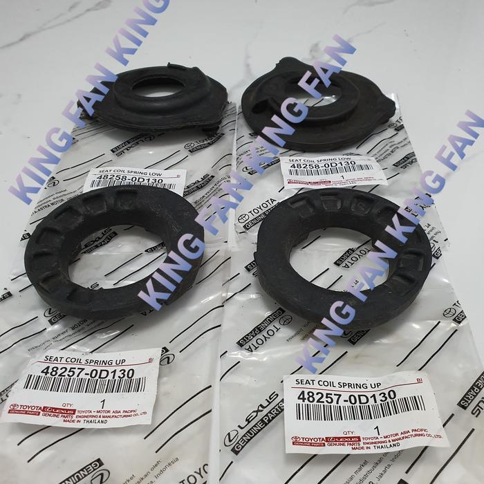 Karet Tatakan Per Keong Belakang Vios Yaris New Vios Asli 4Pc Asli Partt