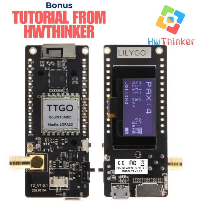 LILYGO TTGO LoRa32 LoRa V2.1 915MHz 923MHz ESP32 OLED 0.96 WIFI BLE