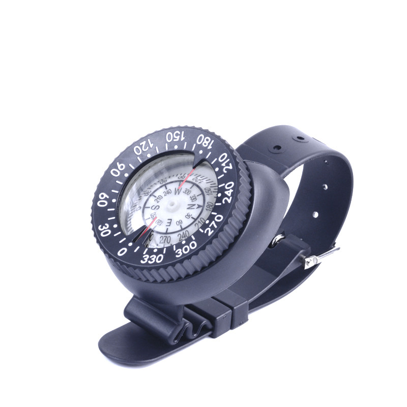 Watch Style Bungee Compass Scuba Diving Compass Underwater 50M Diving Professional Waterproof