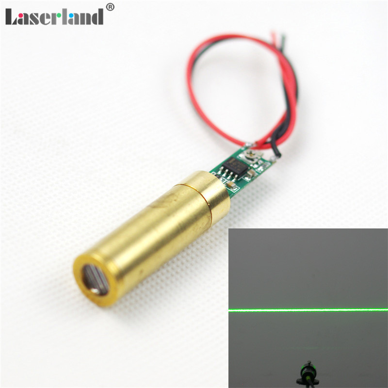 FLASH SALE    Dia.12mm APC 3.0-3.7V 532nm Green Laser 5mw-10mW Line Module Diode Lazer HHMQC   FAVOR