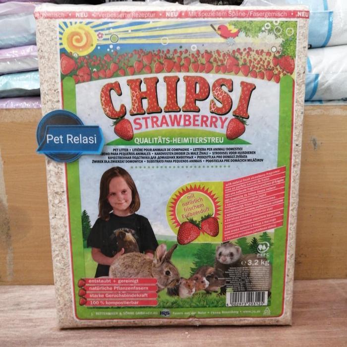 Serbuk Hamster Chipsi Strawberry 3,2kg