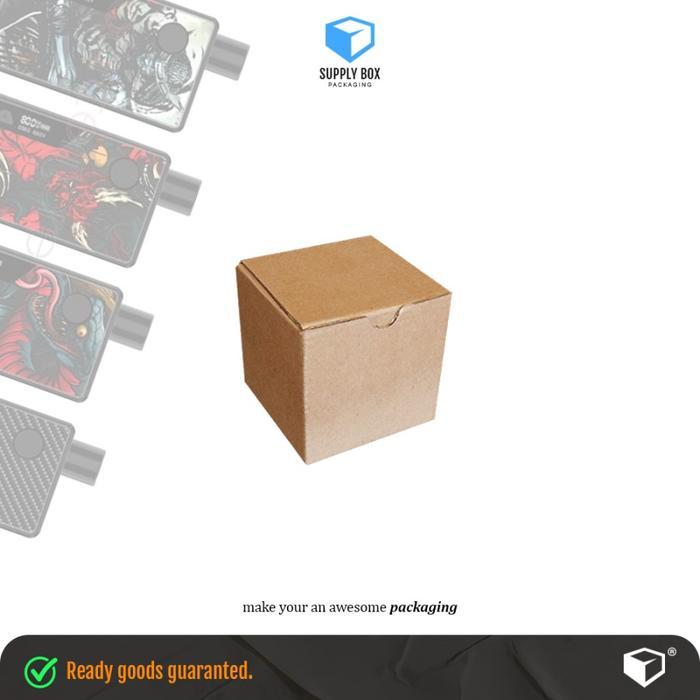 KARDUS BOX PACKAGING 7 x 7 x 7 CM Kardus Karton Corrugated Box Parfum Mini Packaging Essential Oil
