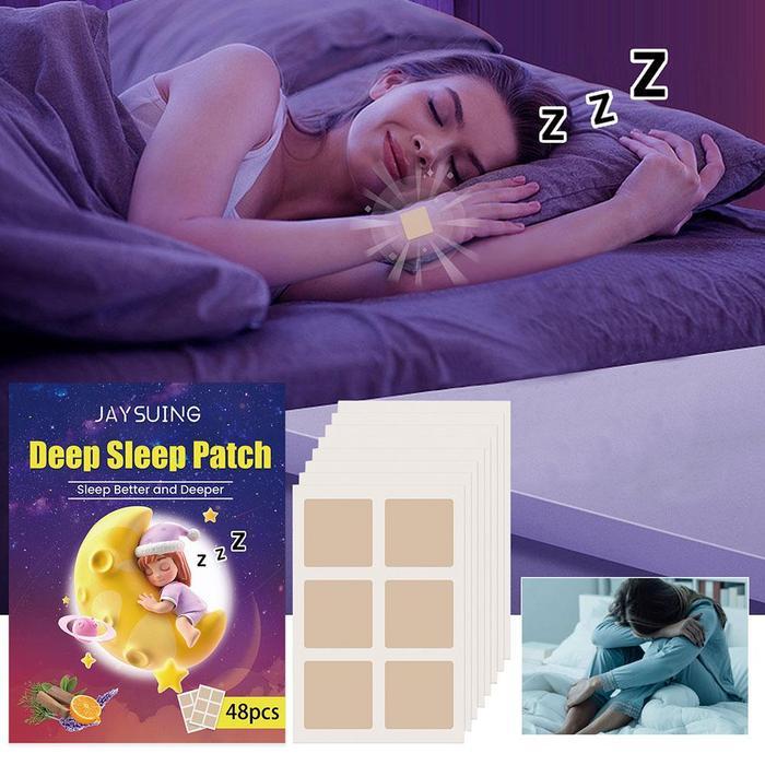 Sleep Patch 48Pcs Good Night Sleep Patch Plester Mulut Tidur Tidur Ampuh Sleeping Patch Sleep Aid