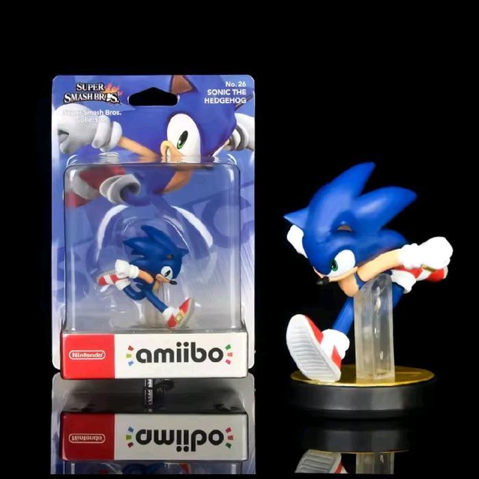Pajangan Sonic the Hedgehog amiibo Card battle KWS Figure