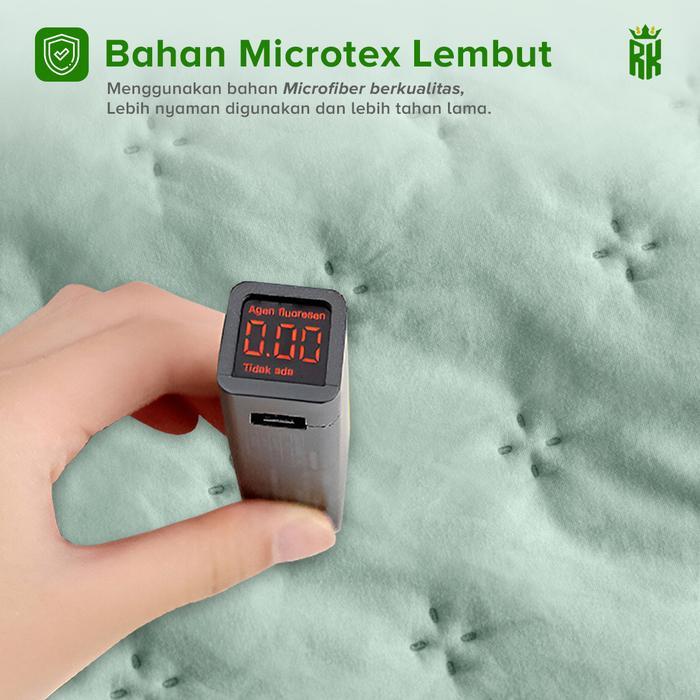 Bonita World - Racunnuuna Selimut Polos Estetik Bahan Microtex Motif Polos Elegan