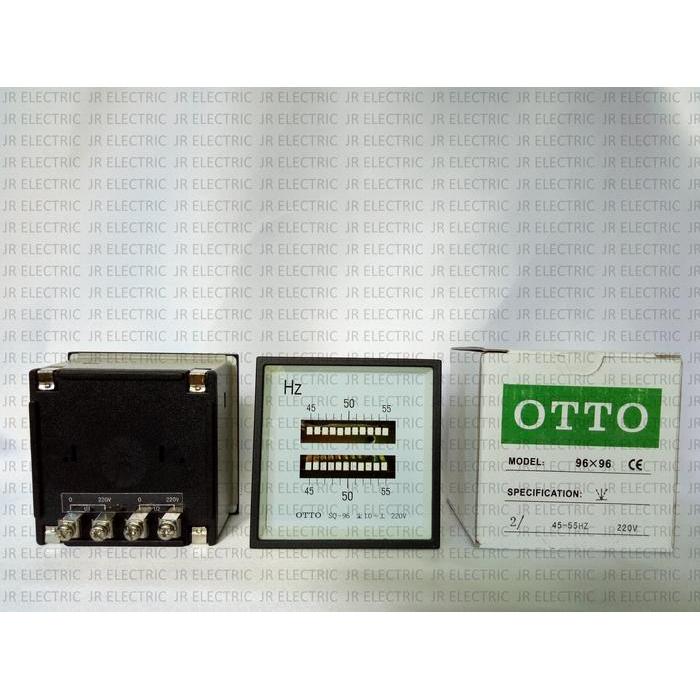 Otto Panel Meter / Double Frequency Hz Meter 50Hz Sq-96 2/ 45-55Hz
