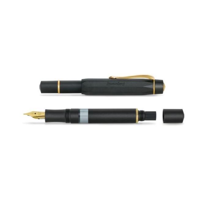Kaweco Piston Sport Al Black Gold Set (Imperfect Sale)