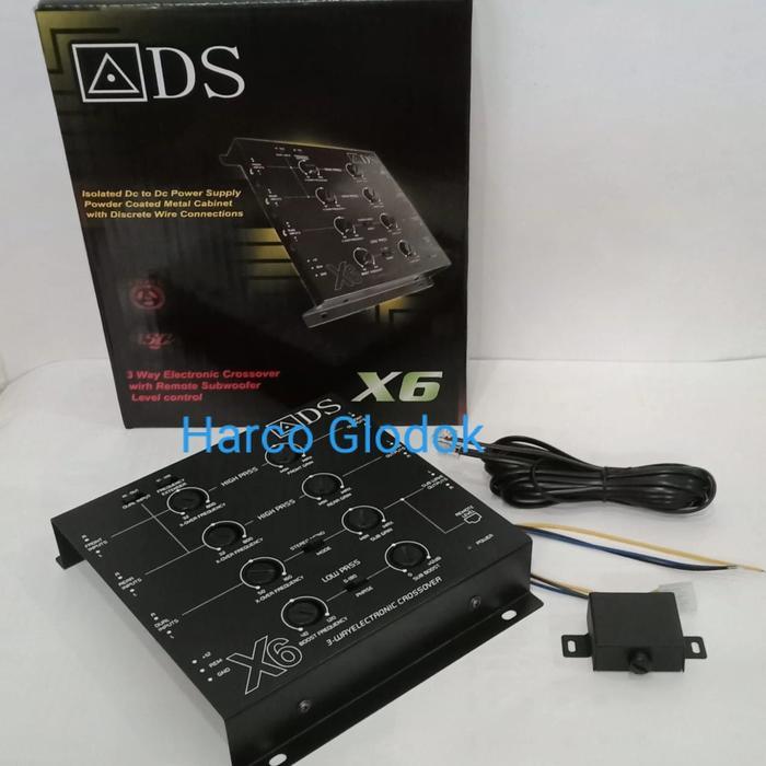 Crossover Aktif Ads X6 Crossover Mobil 3 Way Terlaris