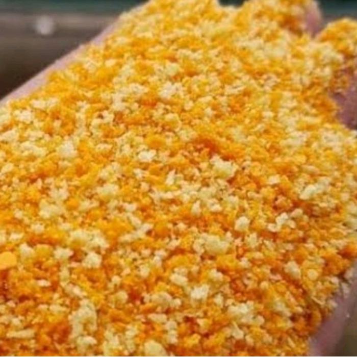 Bread crumb/tepung roti/tepung panir putih, mix, orange. Kemasan sak 10 kg. Kualitas TOP