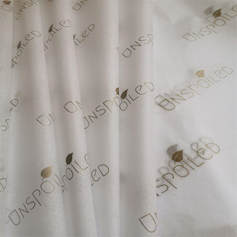 Custom Logo Printed Tissue Paper Gift Wrapping Silk Paper for Clothing Packaging T-shirt Gifts