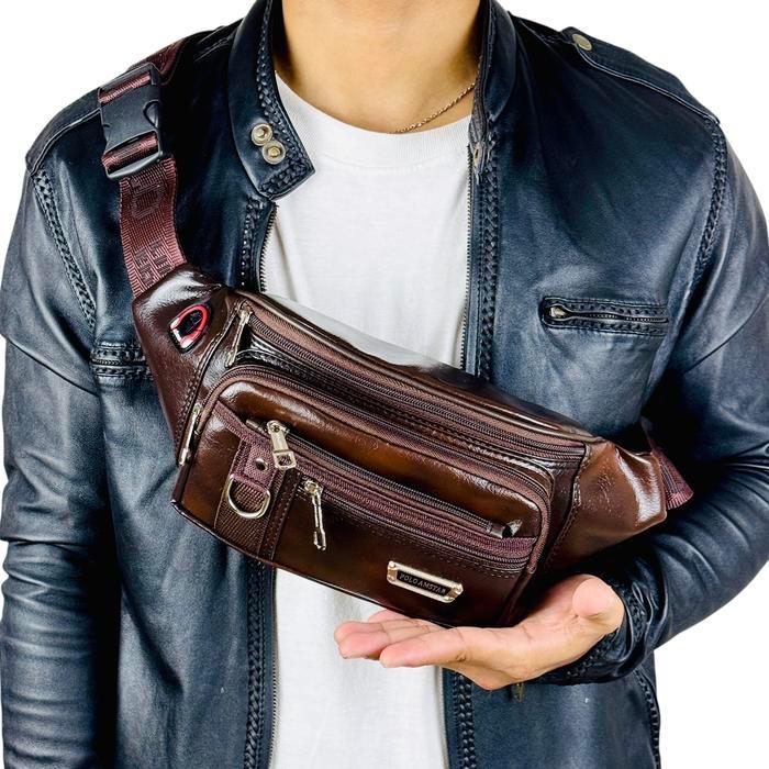 Visval Top - Tas Pinggang Pria Waistbag Tas Selempang Bahu