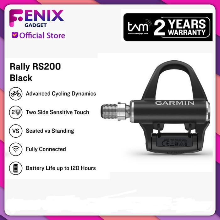 Garmin Rally RS200 Pedal Power Meter Garansi Resmi TAM 2 Tahun